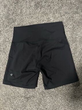 lululemon athletica Black High-Rise Bike Shorts